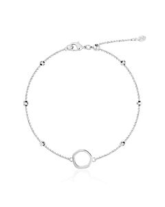 Joma Jewellery Anklet Silver Loop